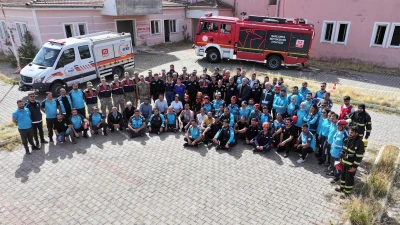 ŞANLIURFA’DA DEPREM SENARYOLU UMKE TATBİKATI! 19. BÖLGE EKİPLERİ SAHAYA İNDİ