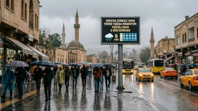 URFA’DA GÜNEŞLİ HAVA YERİNİ YAĞIŞA BIRAKIYOR YAĞIŞLI HAVA 6 GÜN SÜRECEK